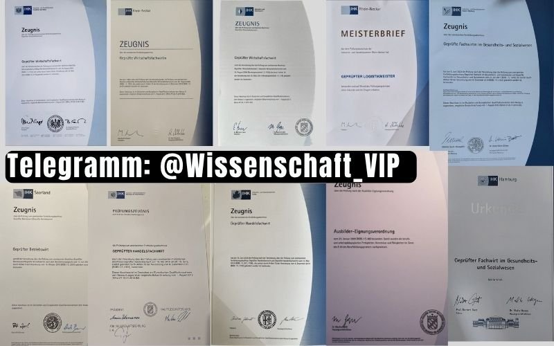 IHK urkunde kaufen